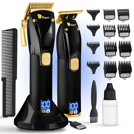 Professional Hair Clippers for Men Set Turbo Power
