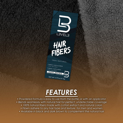 Hair FIBERS Black & Dark Brown